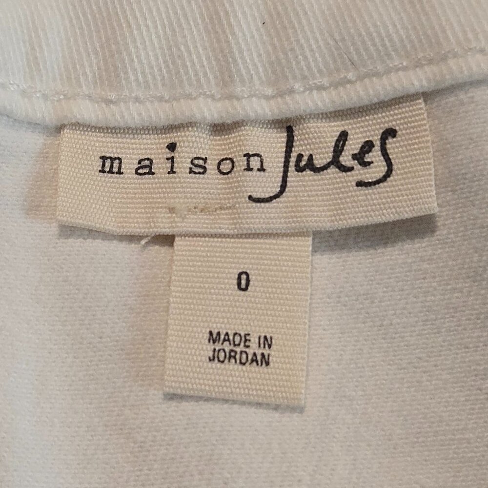 Maison Jules Button Front Denim Skirt - Picture 6 of 10